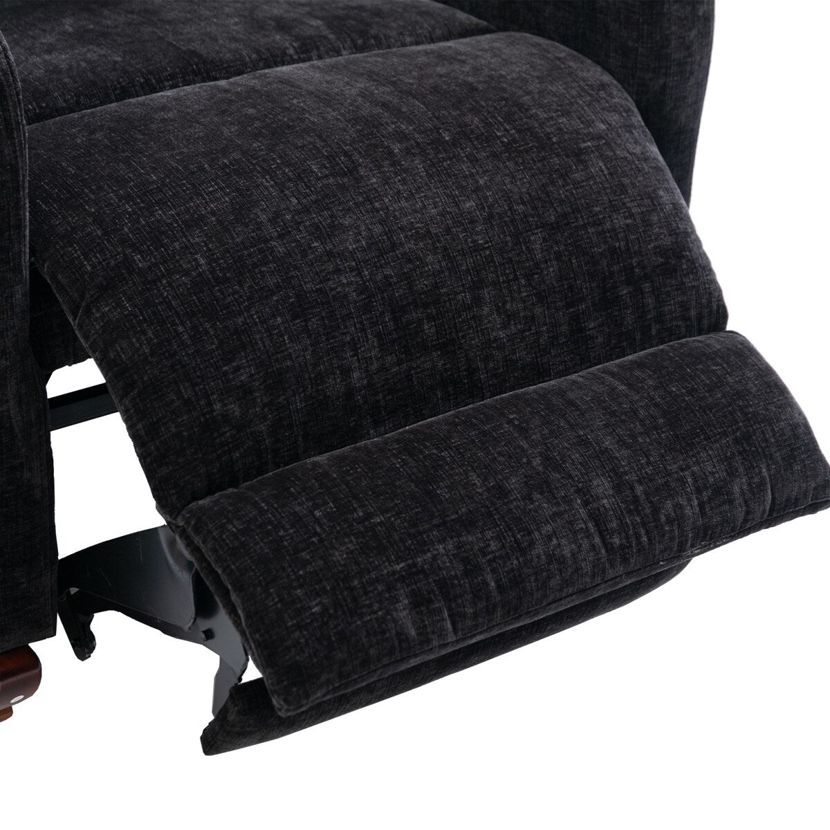 Fabric rocking chair with massage function