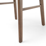 Fabric-upholstered Wood Dining Chairs (Set of 2) by Christopher Knight