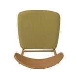 Fabric-upholstered Wood Dining Chairs (Set of 2) by Christopher Knight