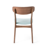 Fabric-upholstered Wood Dining Chairs (Set of 2) by Christopher Knight