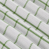 Fabstyles Solo Waffle Cotton Kitchen Towel Set of 4 - 18x28