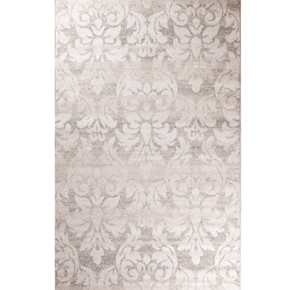 Faded Distressed Damask Transitional Turkish Majestic Oriental Area Rug