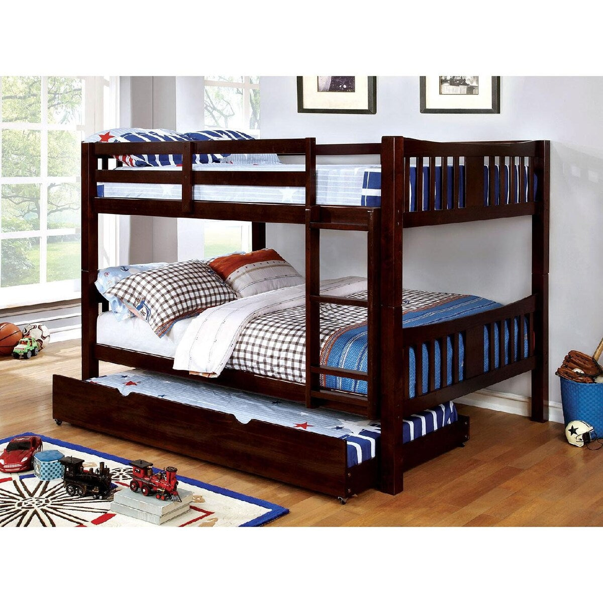 Faero Bunk Bed with Twin Trundle