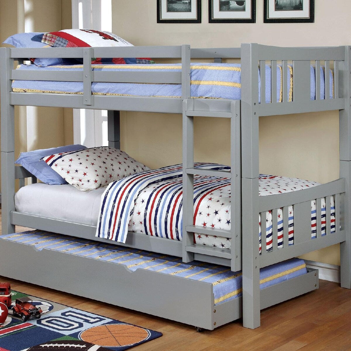Faero Bunk Bed with Twin Trundle