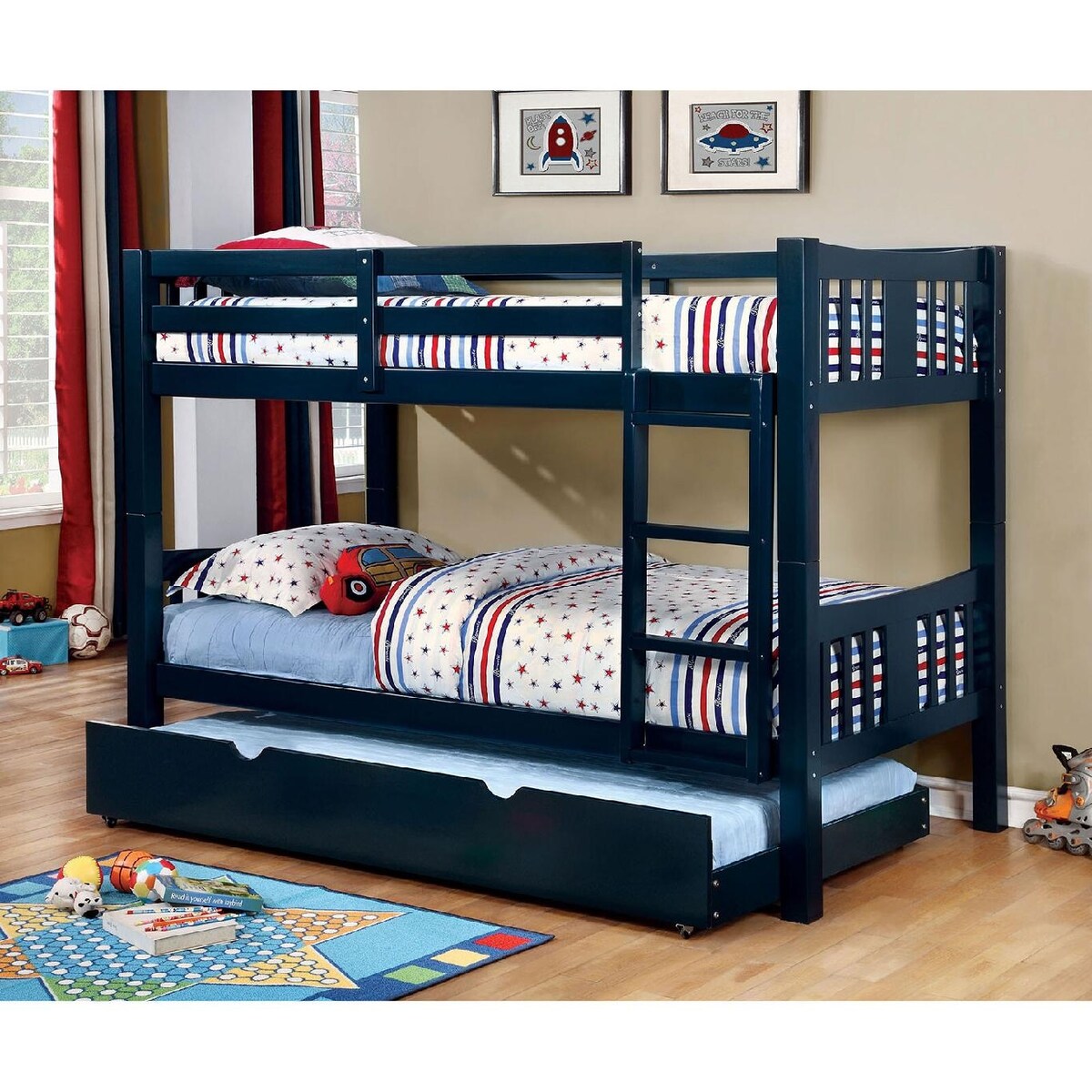 Faero Bunk Bed with Twin Trundle