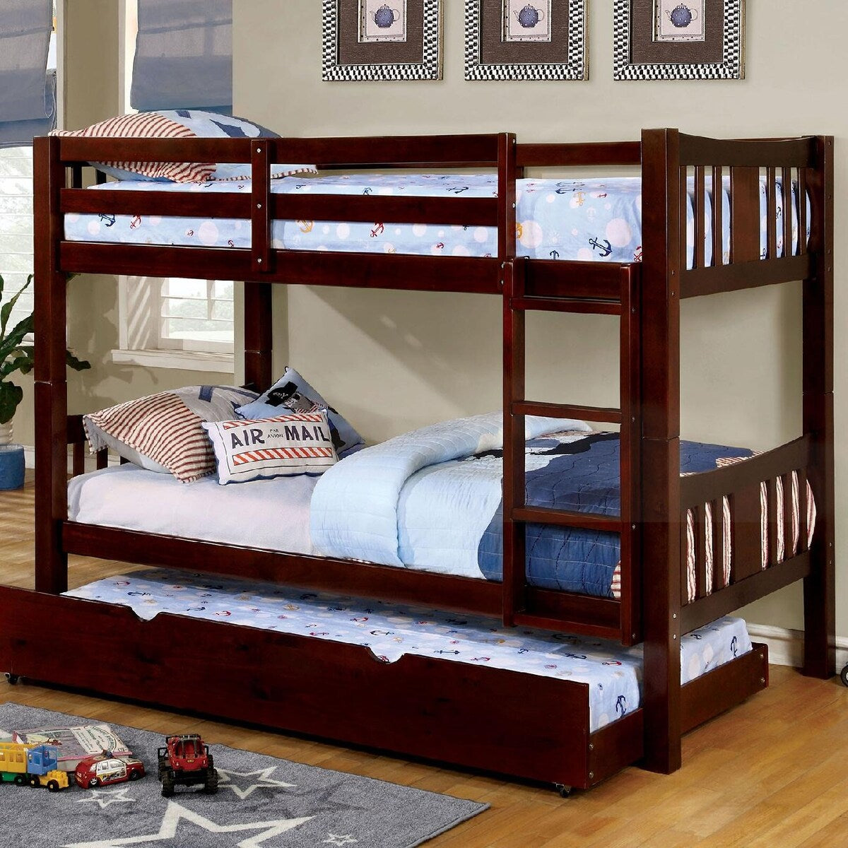 Faero Bunk Bed with Twin Trundle