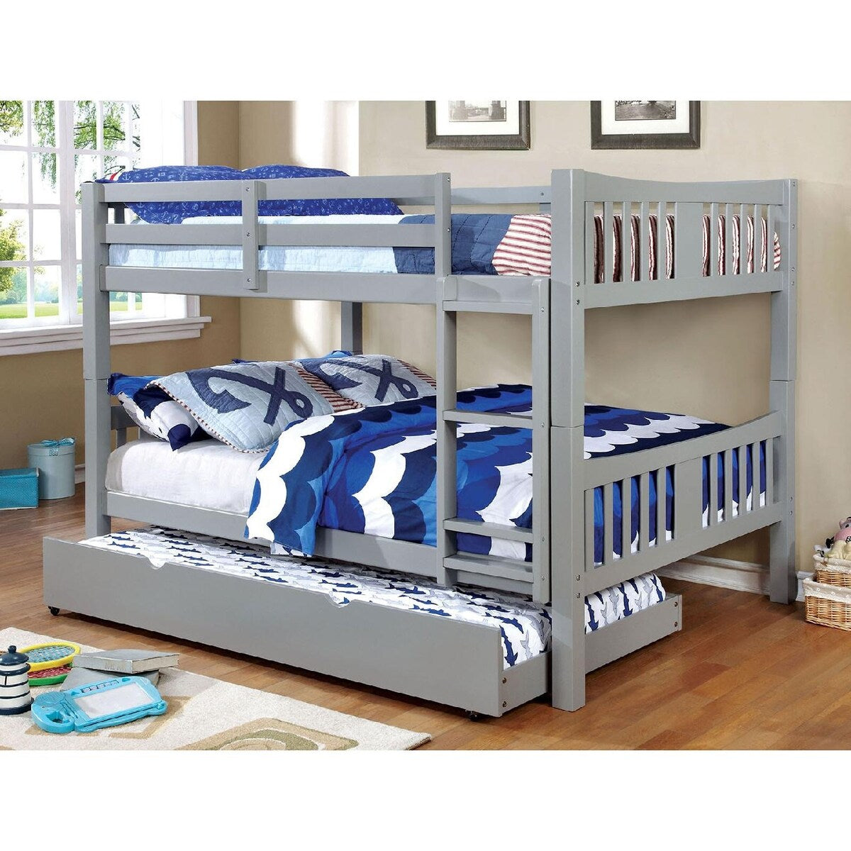 Faero Bunk Bed with Twin Trundle