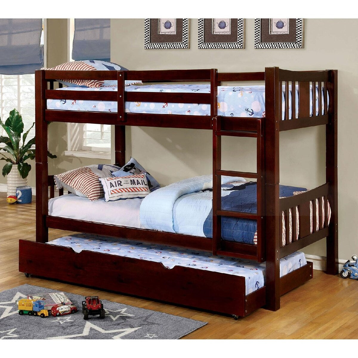 Faero Bunk Bed with Twin Trundle