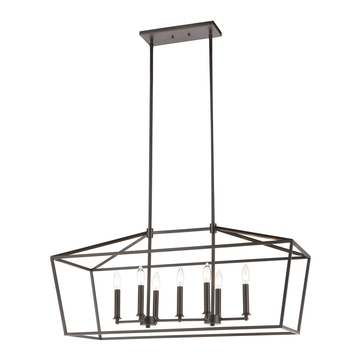 Elk Home Fairfax Oil Rubbed Bronze Metal 7 Light Chandelier