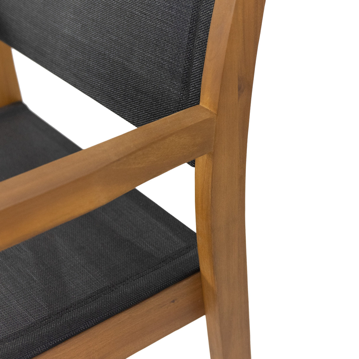 Fairfax Outdoor Acacia Wood Barstools with Outdoor Mesh (Set of 2) by Christopher Knight Home