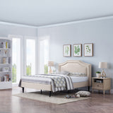 Fairlane Queen Sized Upholstered Bed by Christopher Knight Home