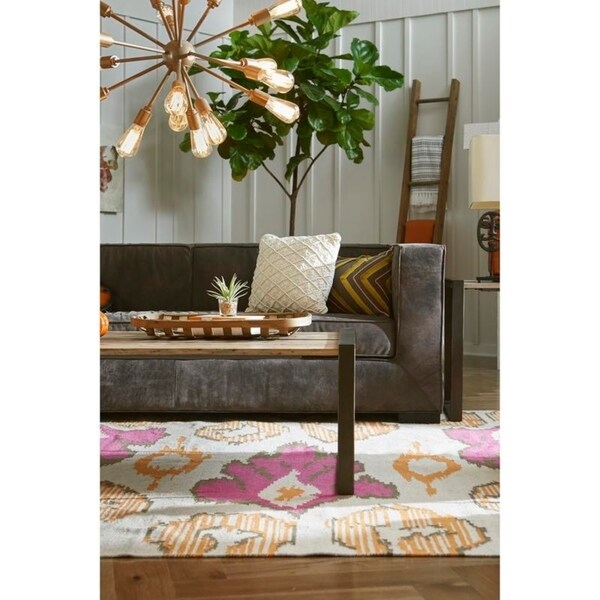 Fairmount Distressed Brown Leather Modern Sofa