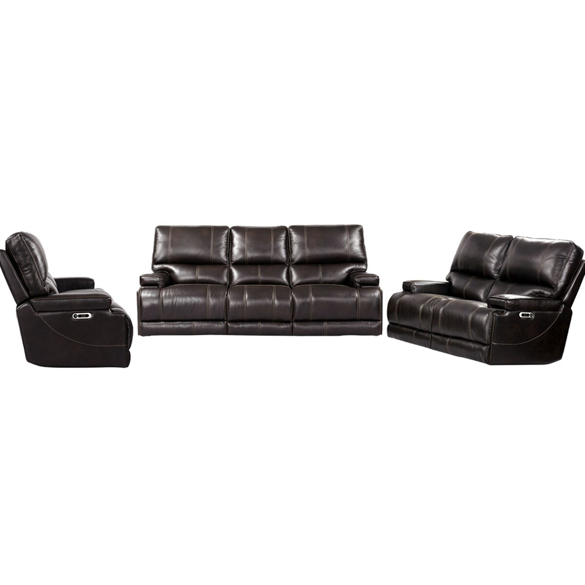 Fairview Home Power Reclining Sofa Loveseat and Recliner