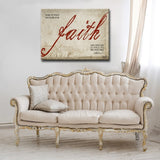 Faith' Canvas Wall Art by Joelle Joy