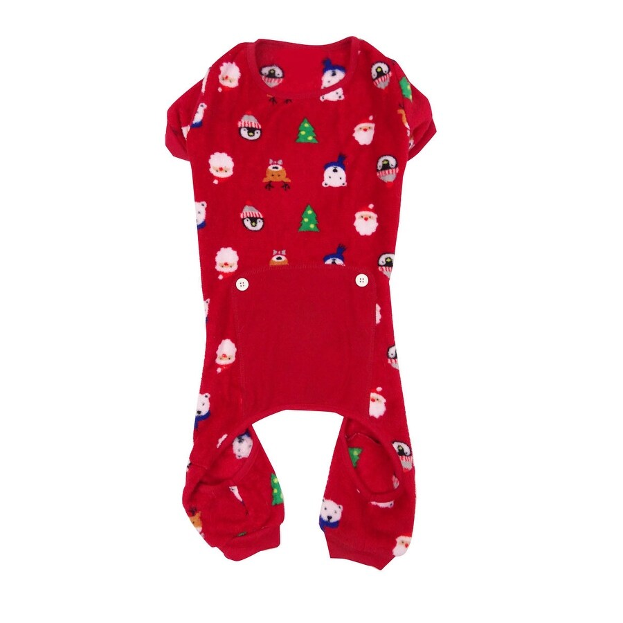 Family Pajamas Matching Santa and Friends Pet Pajamas