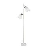 Fangio Lightings #1415WHT 68.5-inch Metal Tree Floor Lamp in White