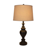 Fangio Lightings #1427MB 29-inch Metal Table Lamp in Madison Bronze