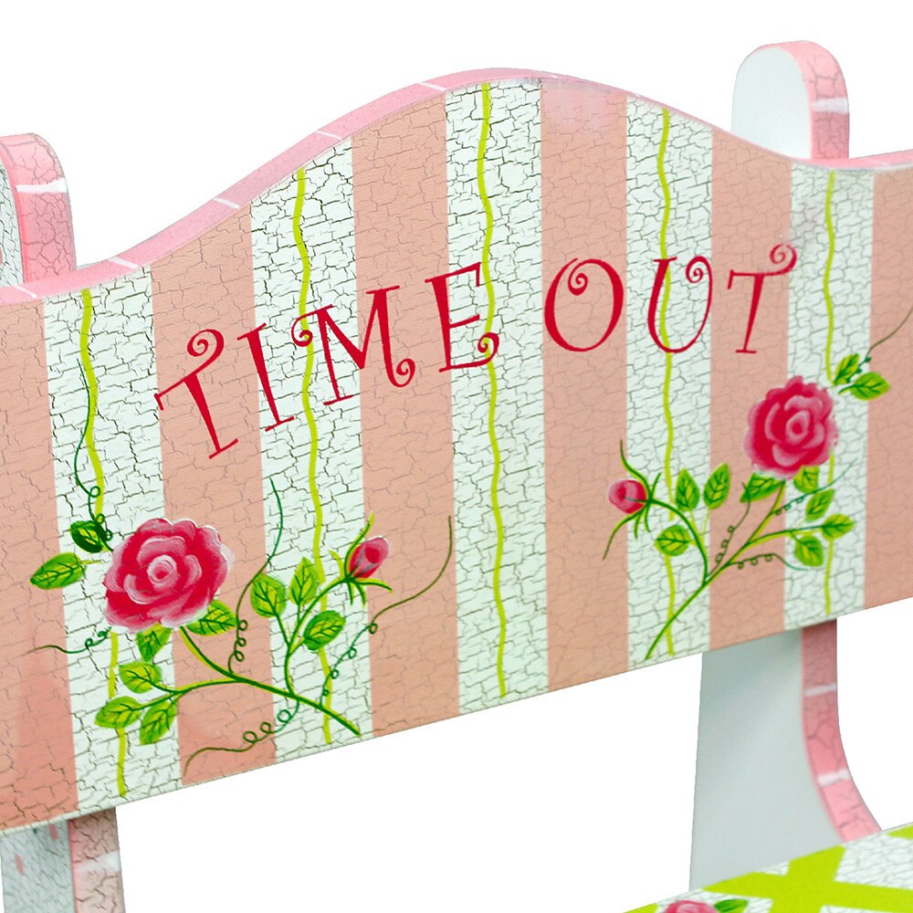 Fantasy Fields Crackled Rose Time Out Chair