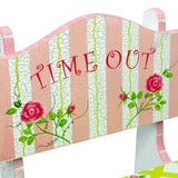 Fantasy Fields Crackled Rose Time Out Chair