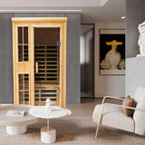 Far Infrared Sauna Double Room with Atmosphere Light, Bluetooth Sound