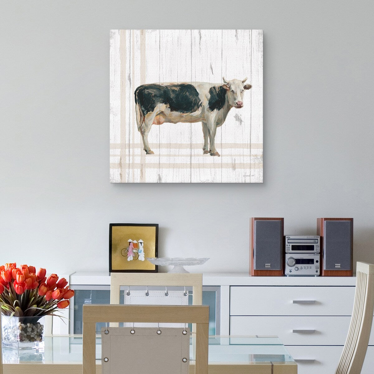 Farm Patchwork by Danhui Nai Canvas Art Print