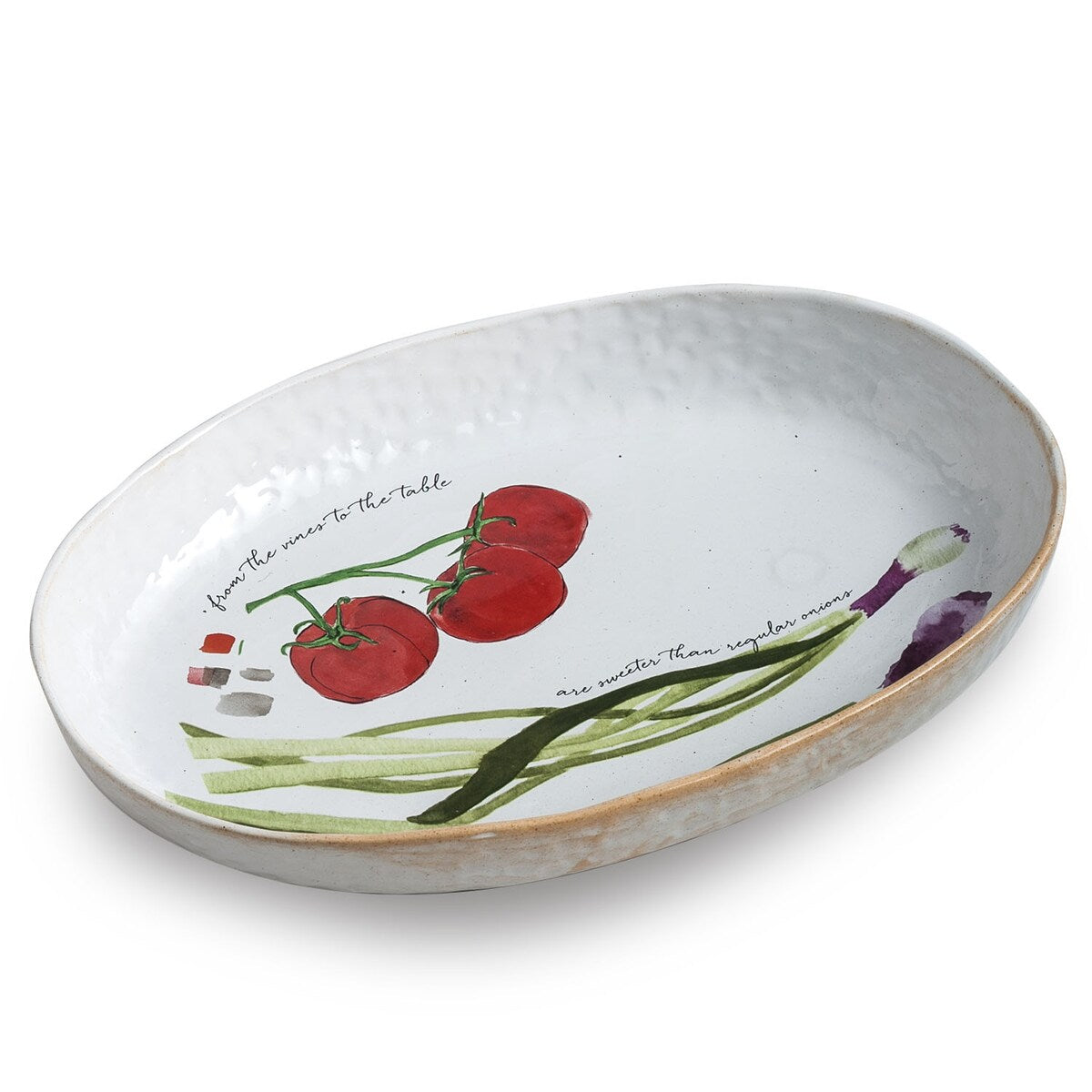 Rosanna Farm To Table Oval Platter Spring Onion