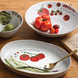Rosanna Farm To Table Oval Platter Spring Onion