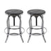 Farmdale Industrial Reclaimed Firwood Adjustable Height Swivel Bar Stool (Set of 2) by Christopher Knight Home