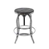Farmdale Industrial Reclaimed Firwood Adjustable Height Swivel Bar Stool (Set of 2) by Christopher Knight Home