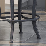 Farmdale Industrial Reclaimed Firwood Adjustable Height Swivel Bar Stool (Set of 2) by Christopher Knight Home