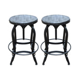 Farmdale Industrial Reclaimed Firwood Adjustable Height Swivel Bar Stool (Set of 2) by Christopher Knight Home