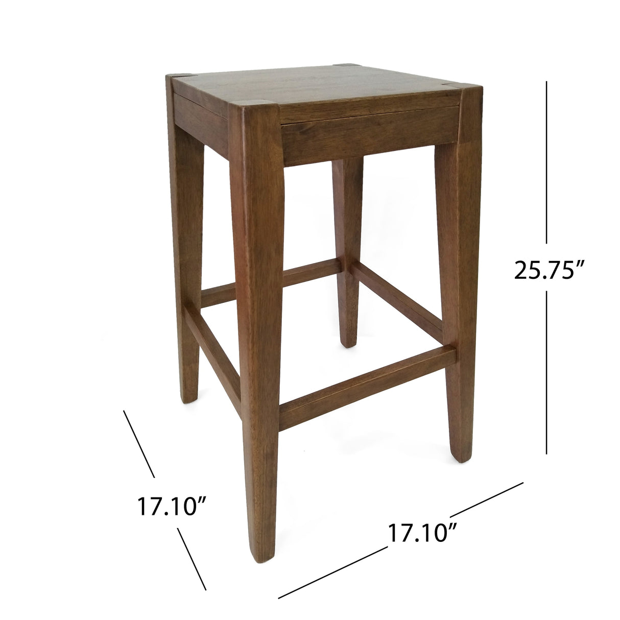 Farmhouse Wooden Counter Stool (Set of 2) by Christopher Knight Home