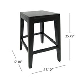 Farmhouse Wooden Counter Stool (Set of 2) by Christopher Knight Home