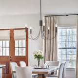 Farmhouse 5-Light Classic Candle Chandelier for Dining Room