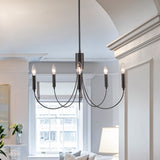 Farmhouse 5-Light Classic Candle Chandelier for Dining Room