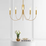Farmhouse 5-Light Classic Candle Chandelier for Dining Room