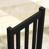 Farmhouse Armless Dining Chairs with Slat Back (Set of 4)