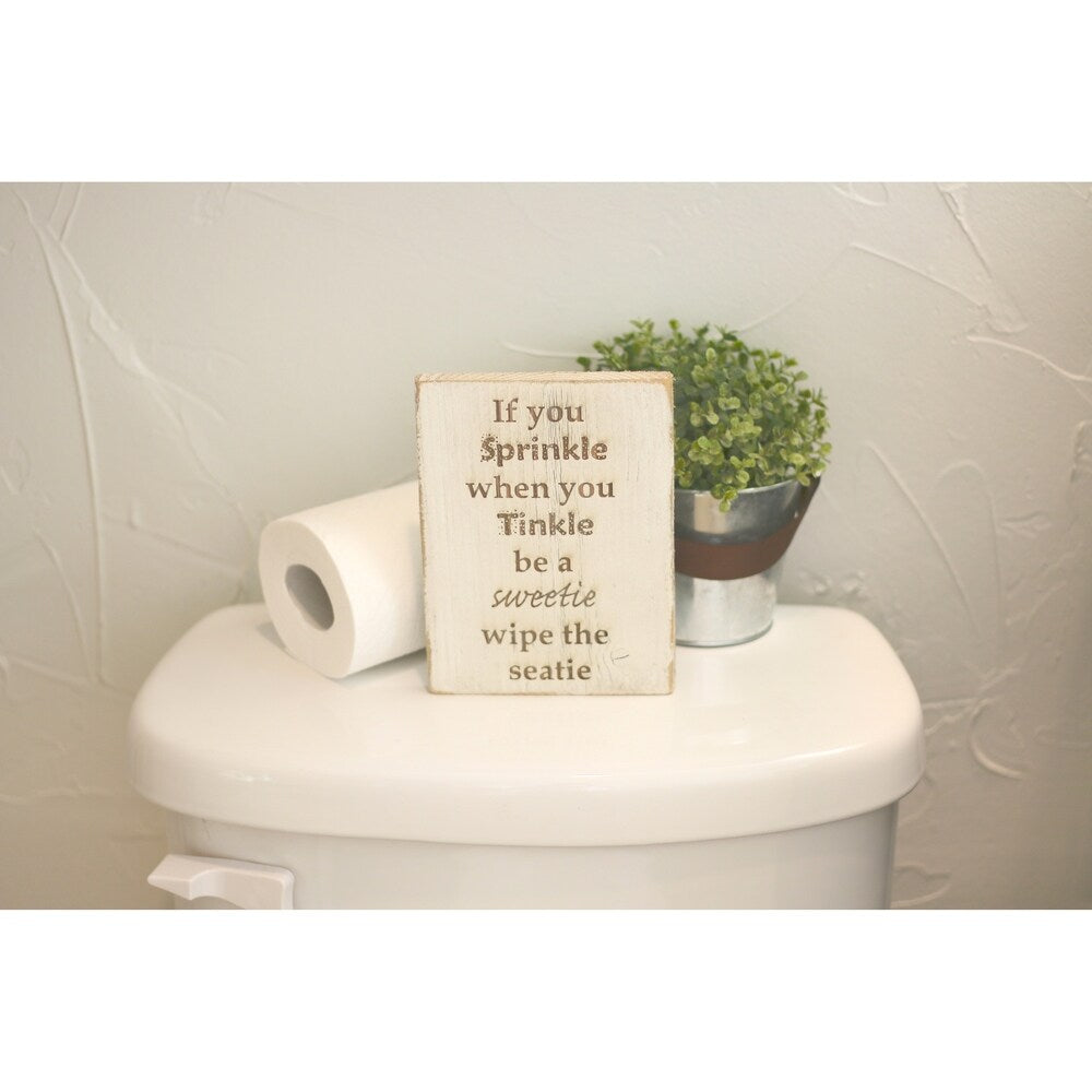 Farmhouse Bathroom Signs 5x7