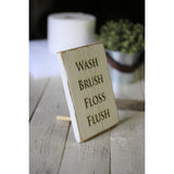 Farmhouse Bathroom Signs 5x7