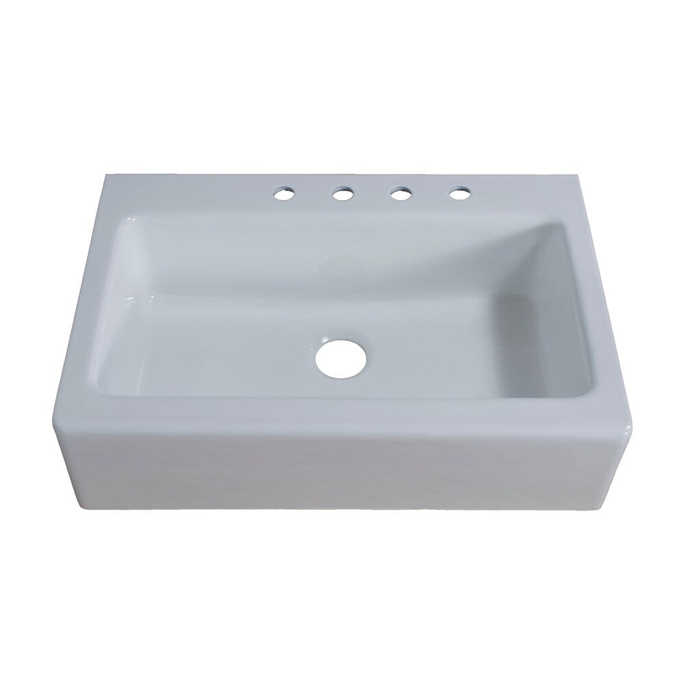 Farmhouse Cast-Iron 33 in. Single Bowl Kitchen Sink