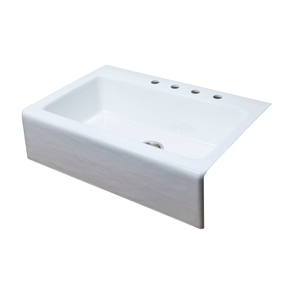 Farmhouse Cast-Iron 33 in. Single Bowl Kitchen Sink