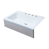 Farmhouse Cast-Iron 33 in. Single Bowl Kitchen Sink