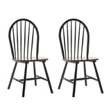 Farmhouse Chairs, Set of 2, Multiple Colors