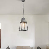 Farmhouse Chandeliers Metal Ceiling Rustic 1-Light Pendant