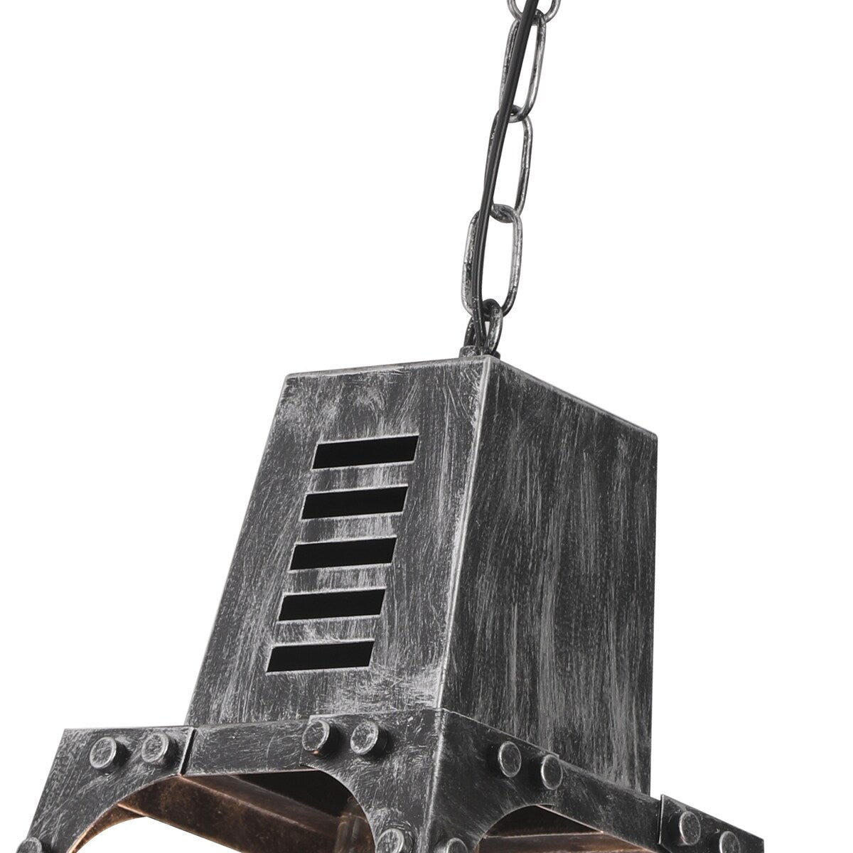 Farmhouse Chandeliers Metal Ceiling Rustic 1-Light Pendant