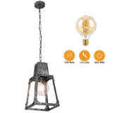 Farmhouse Chandeliers Metal Ceiling Rustic 1-Light Pendant