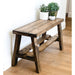 Farmhouse Reclaimed Wood Olive Branch Entry Bench