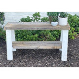 Farmhouse Reclaimed Wood Olive Branch Entry Bench