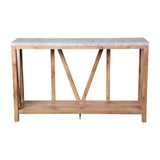 Farmhouse Style Rustic Entryway Console Table