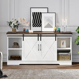 Farmhouse TV Stand for 65 Inch TV